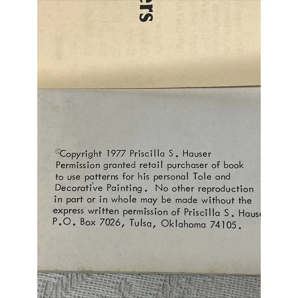 TOLE PRISCILLA HAUSER &HERTA IDEA BOOKS PAINTING‎ BOOKS 1977,78 AND 80 VINT Book